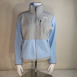 The North Face Denali Fleece Jacket in Baby Blue Grey XS